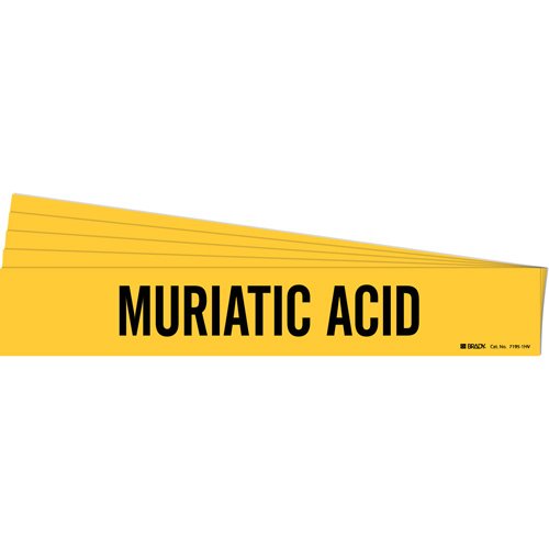 SI178-"Muriatic Acid" Pipe Marker