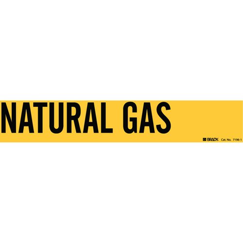 SI183-"Natural Gas" Pipe Marker