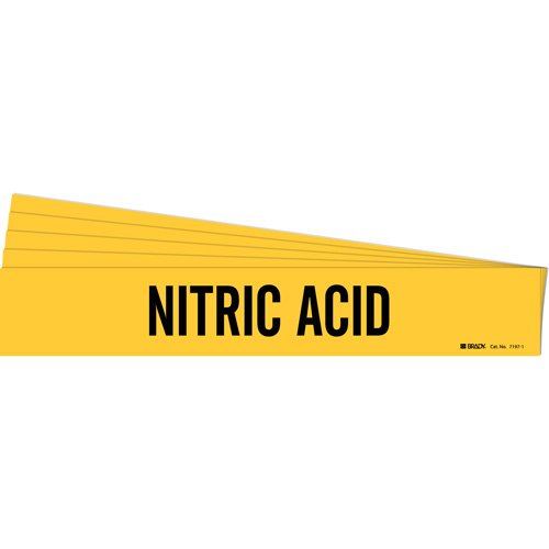 SI187-"Nitric Acid" Pipe Marker