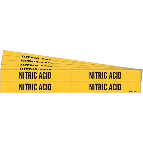 SI188-"Nitric Acid" Pipe Markers