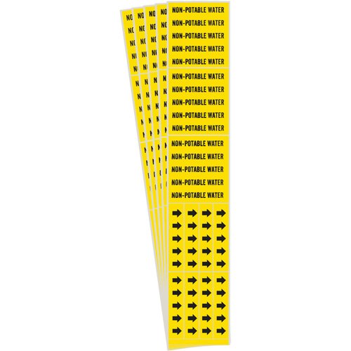 SI205-"Non-potable Water" Pipe Markers