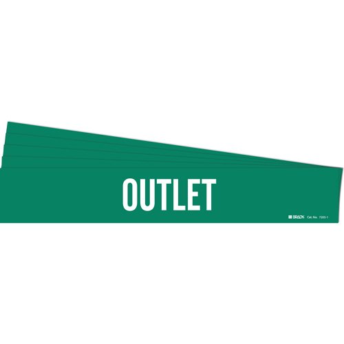 SI211-"Outlet" Pipe Marker