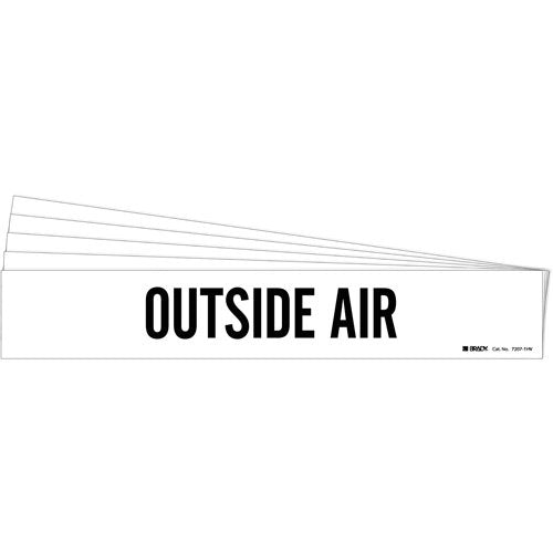 SI218-"Outside Air" Pipe Markers