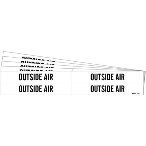 SI220-"Outside Air" Pipe Markers
