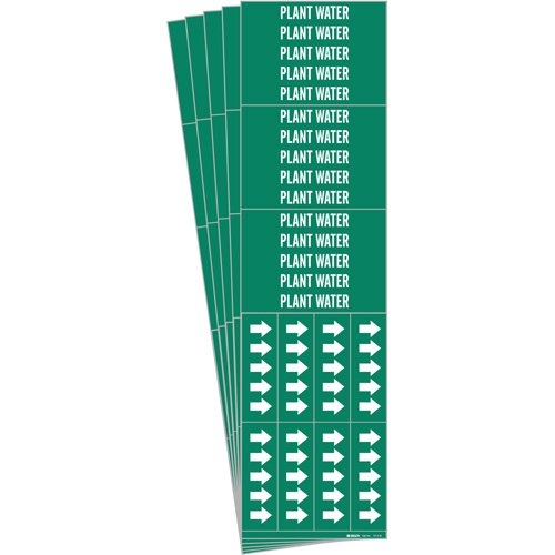 SI241-"Plant Water" Pipe Markers