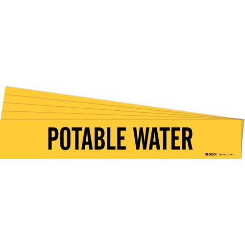 SI259-"Potable Water" Pipe Marker