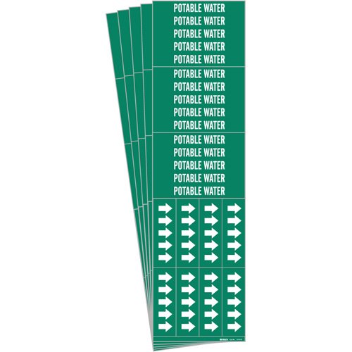 SI265-"Potable Water" Pipe Markers