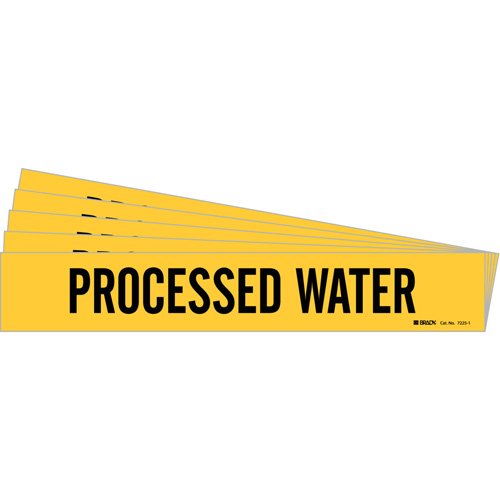 SI287-"Processed Water" Pipe Marker