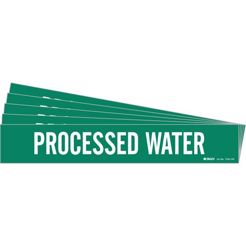 SI290-"Processed Water" Pipe Marker