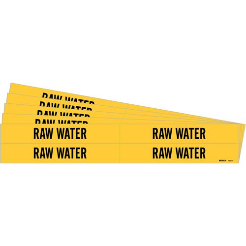 SI312-"Raw Water" Pipe Markers