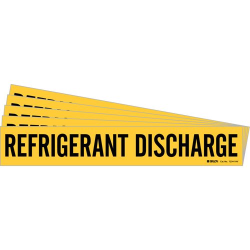 SI322-"Refrigerant Discharge" Pipe Marker