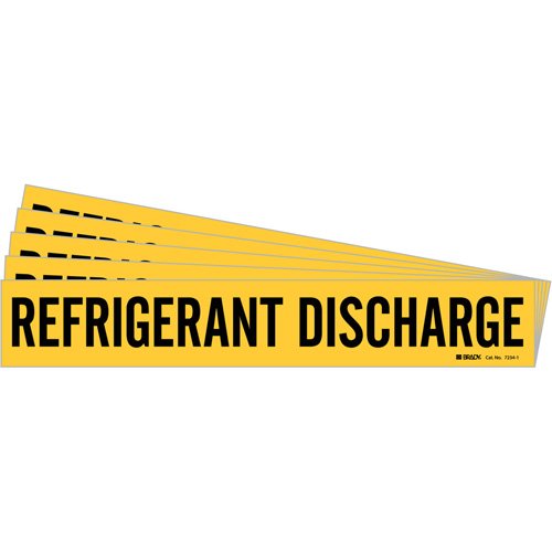 SI323-"Refrigerant Discharge" Pipe Marker