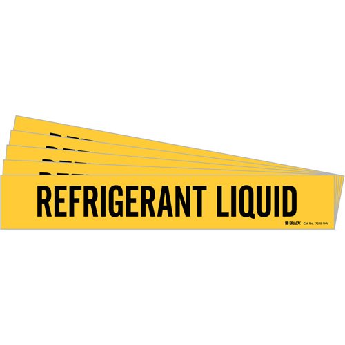 SI326-"Refrigerant Liquid" Pipe Marker