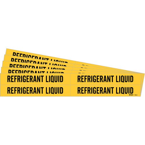 SI328-"Refrigerant Liquid" Pipe Marker