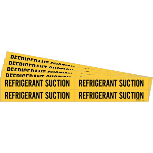 SI332-"Refrigerant Suction" Pipe Markers