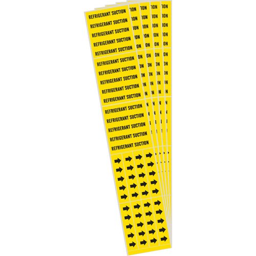 SI333-"Refrigerant Suction" Pipe Marker