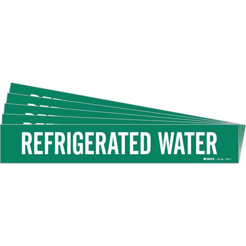 SI335-"Refrigerated Water" Pipe Marker