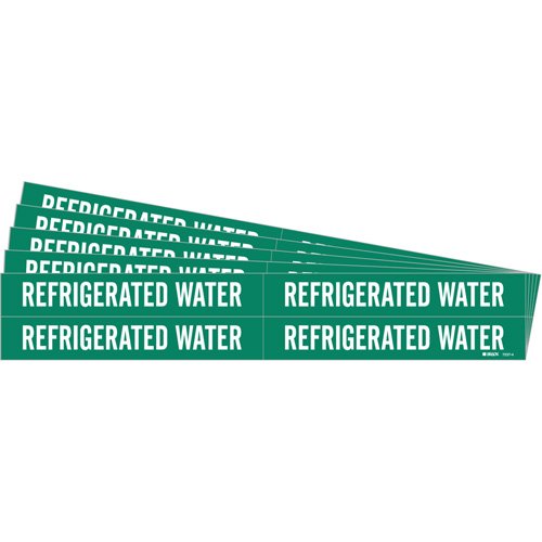 SI336-"Refrigerated Water" Pipe Marker