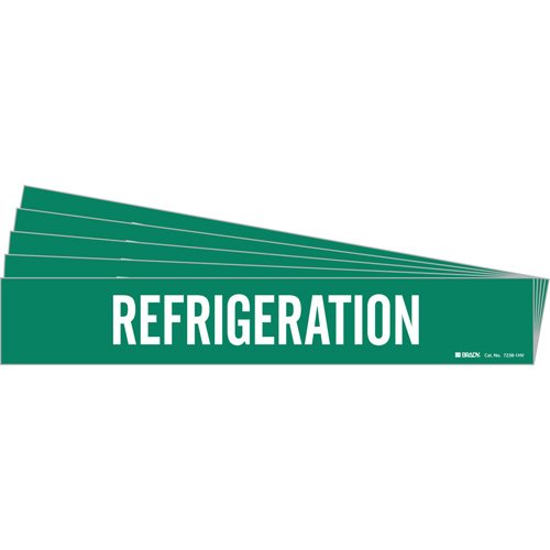 SI338-"Refrigeration" Pipe Marker