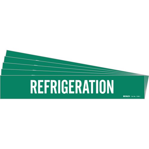 SI339-"Refrigeration" Pipe Marker