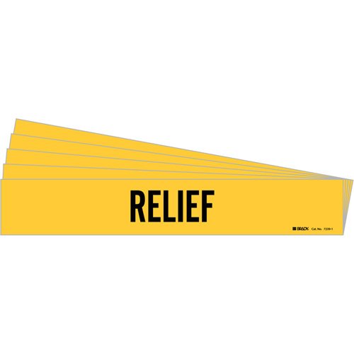 SI343-"Relief" Pipe Marker