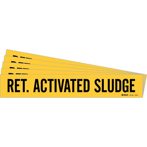 SI367-"Ret. Activated Sludge" Pipe Marker