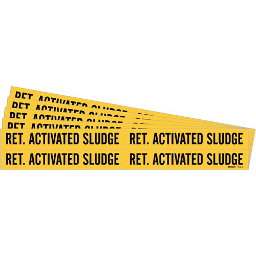 SI368-"Ret. Activated Sludge" Pipe Markers