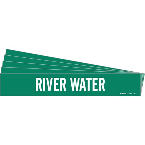 SI371-"River Water" Pipe Marker