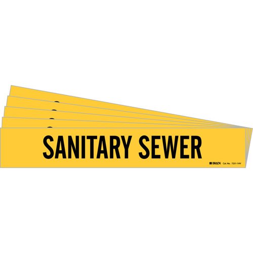 SI390-"Sanitary Sewer" Pipe Marker