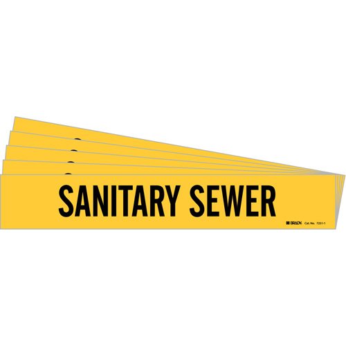 SI391-"Sanitary Sewer" Pipe Marker