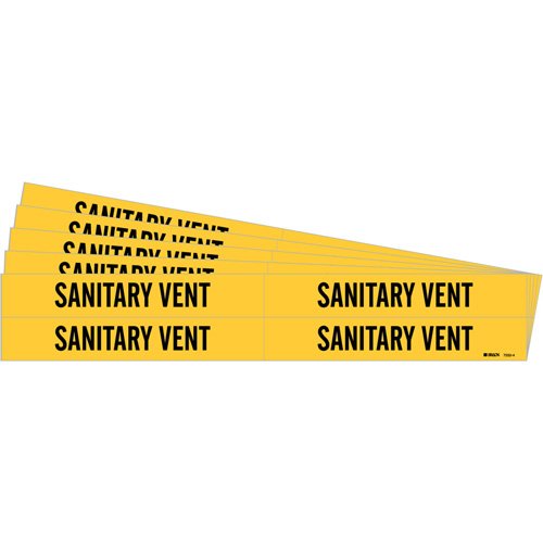SI396-"Sanitary Vent" Pipe Marker