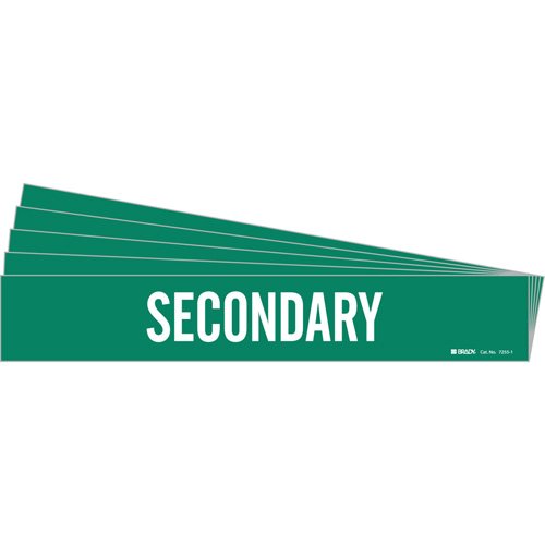 SI407-"Secondary" Pipe Marker
