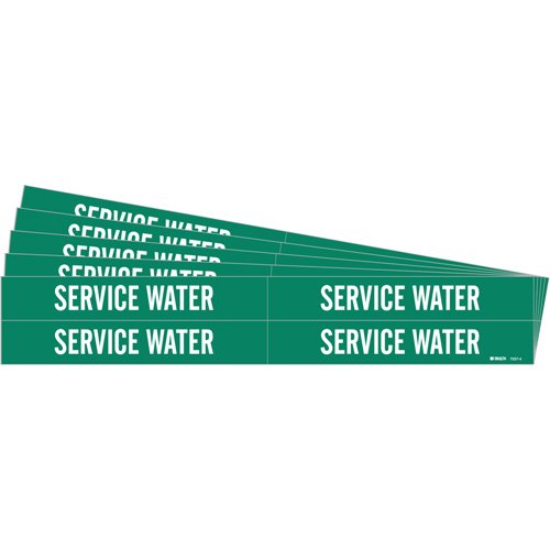 SI416-"Service Water" Pipe Markers