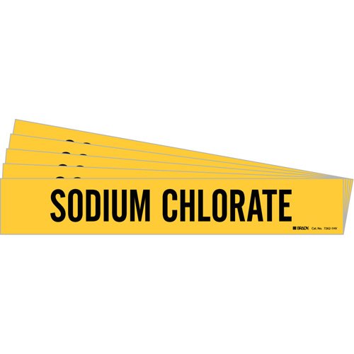 SI434-"Sodium Chlorate" Pipe Marker