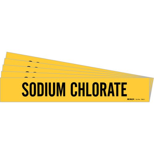 SI435-"Sodium Chlorate" Pipe Marker