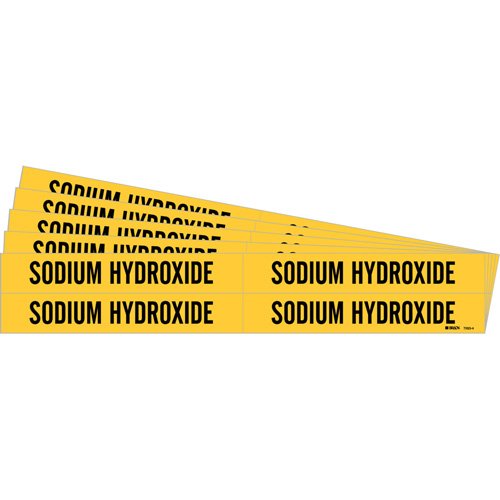 SI440-"Sodium Hydroxide" Pipe Markers