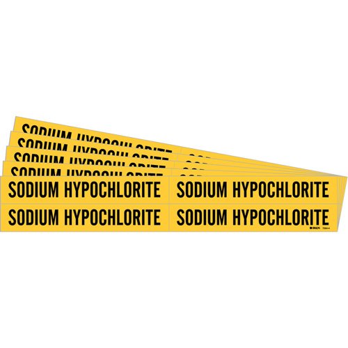 SI444-"Sodium Hypochlorite" Pipe Marker