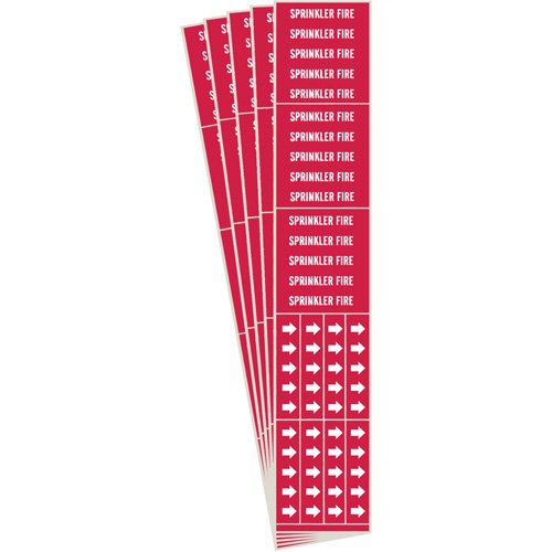 SI461-"Sprinkler Fire" Pipe Markers
