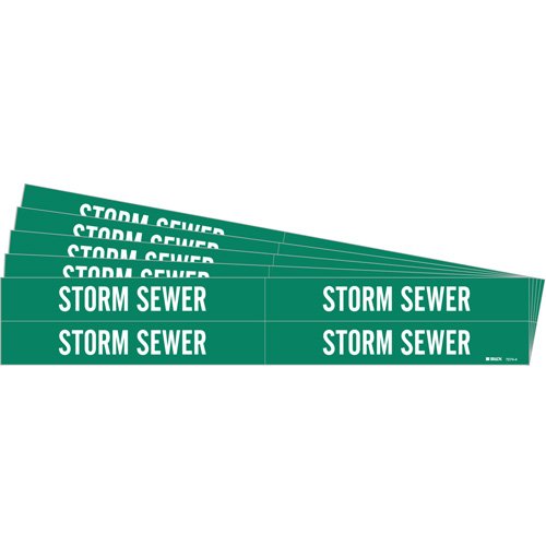 SI484-"Storm Sewer" Pipe Markers