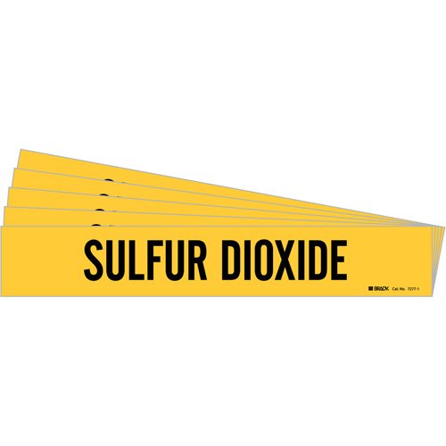 SI495-"Sulfur Dioxide" Pipe Marker
