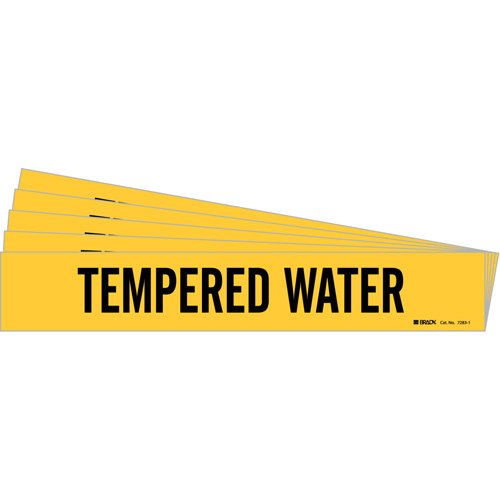 SI519-"Tempered Water" Pipe Marker