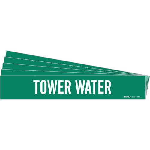 SI527-"Tower Water" Pipe Marker