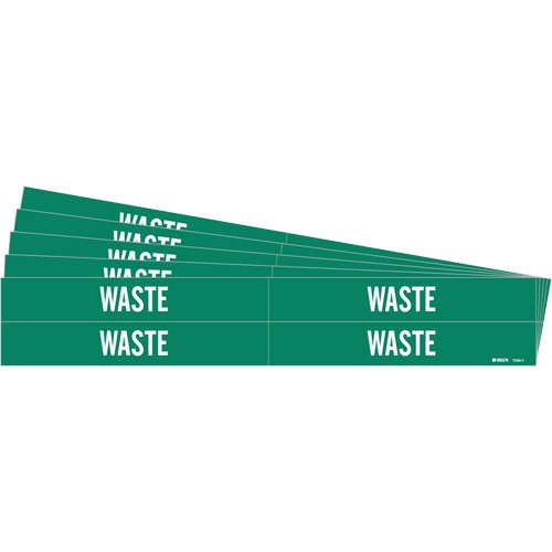 SI584-"Waste" Pipe Markers