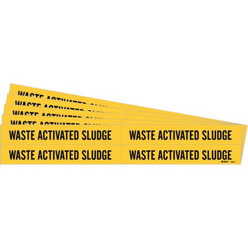 SI588-"Waste Activated Sludge" Pipe Marker