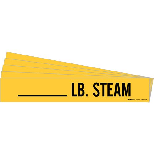 SI622-"Blank LB. Steam" Pipe Marker