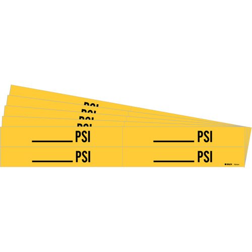 SI628-"Blank PSI" Pipe Markers
