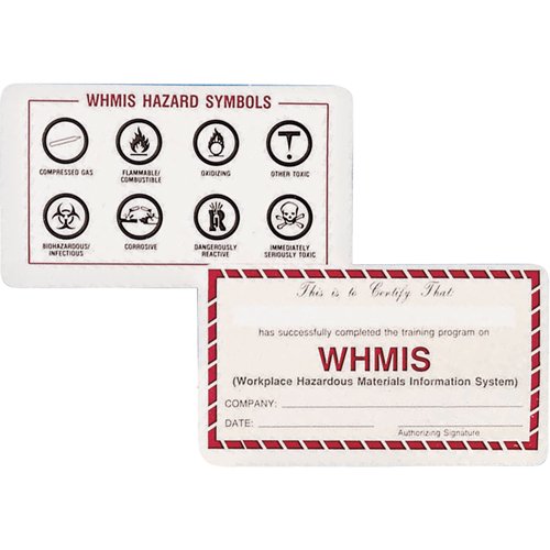 SJ010-WHMIS Wallet Cards