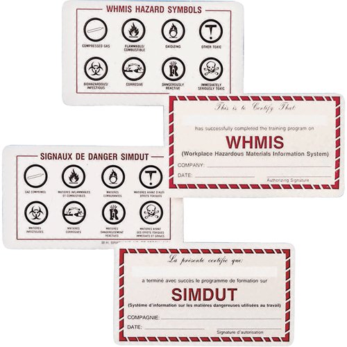SJ012-WHMIS Wallet Cards