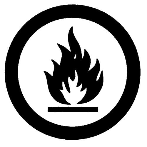 SJ045-WHMIS Pictogram - Flammable / Combustible