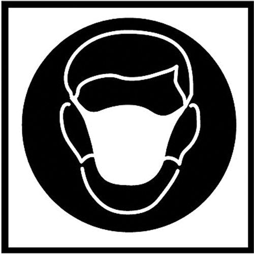 SJ062-Right to Know Pictogram Labels - Dust Mask